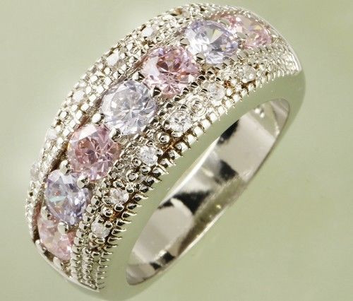 Bague GA-1377 - Argenté / Multicolore / 67mm