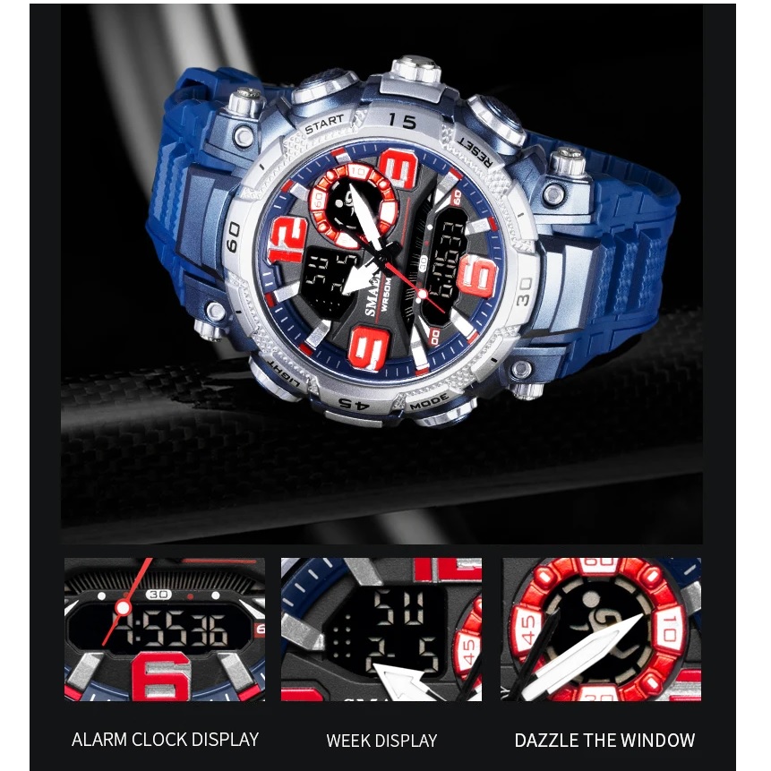 Montre SMAEL JA-29481 - Rouge