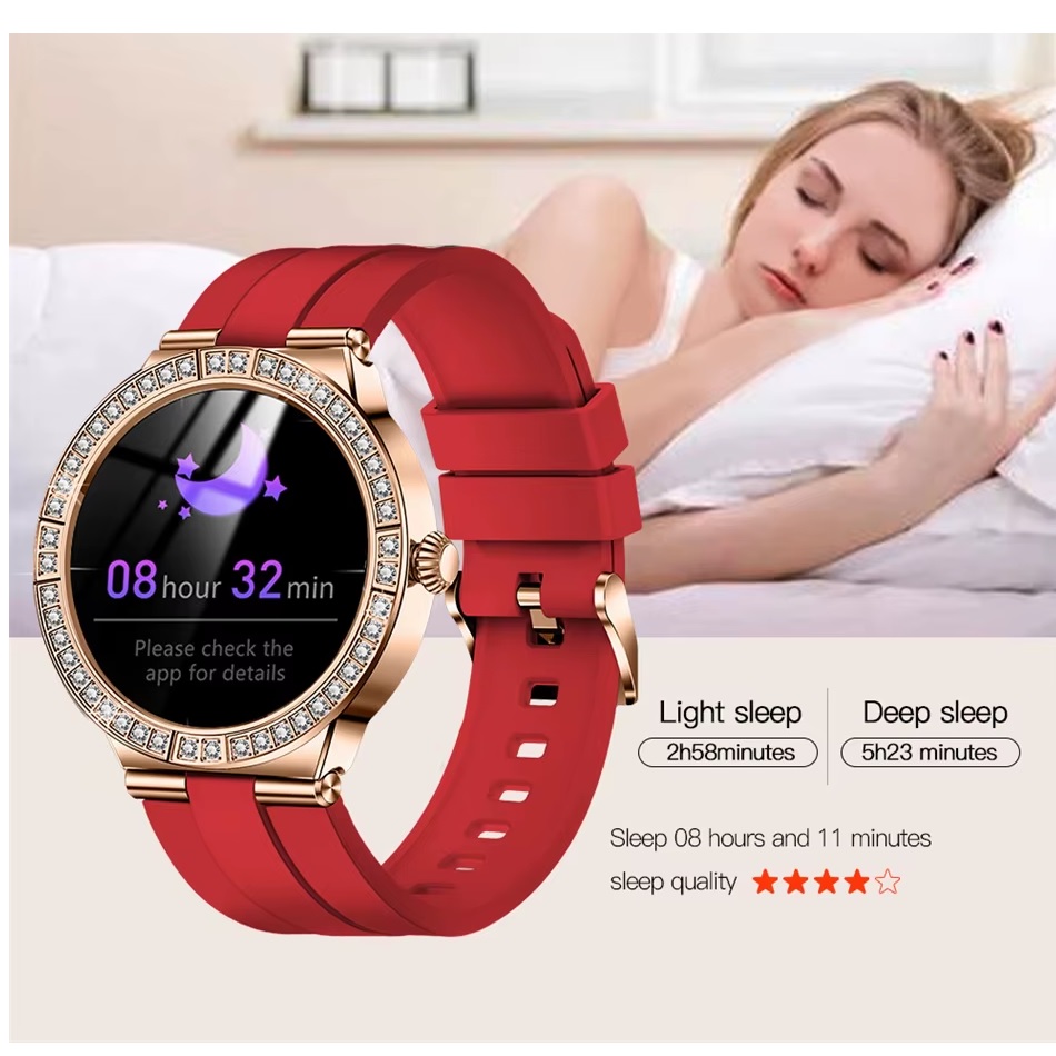 Montre Smart LIGE MA-35349 - Rouge