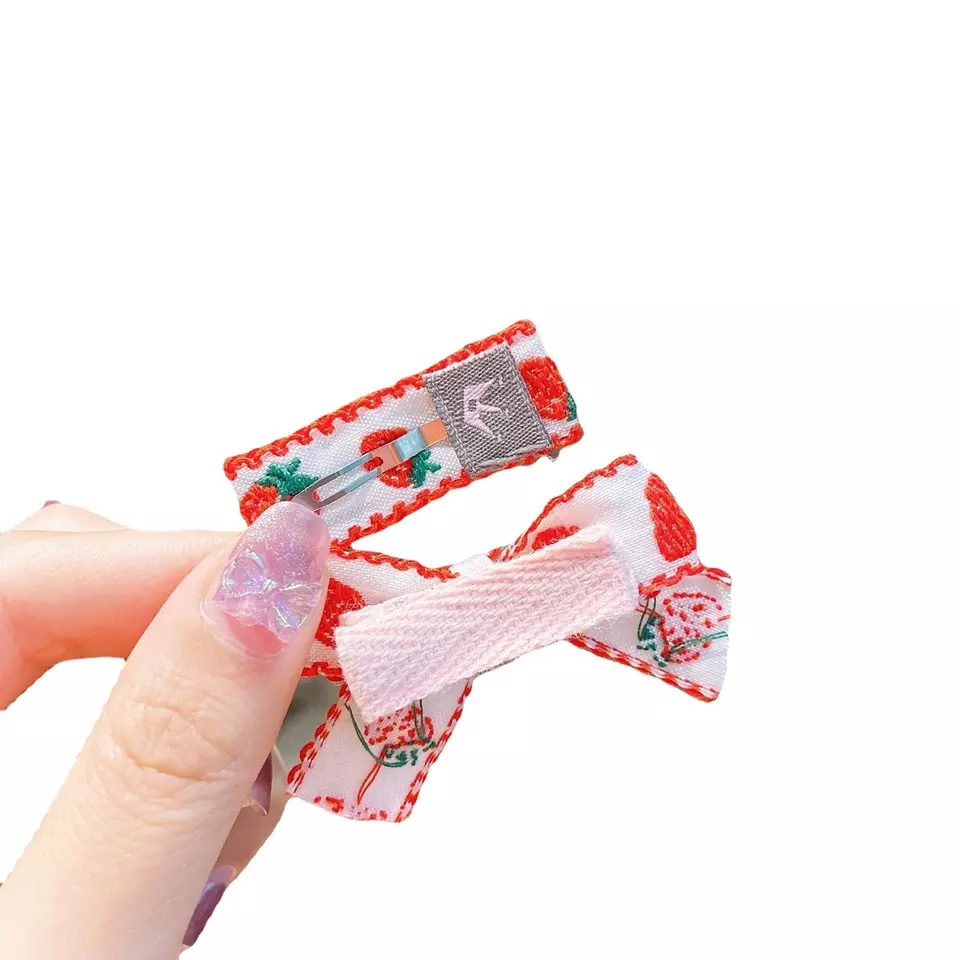 Barrettes FO-19479 - Rouge