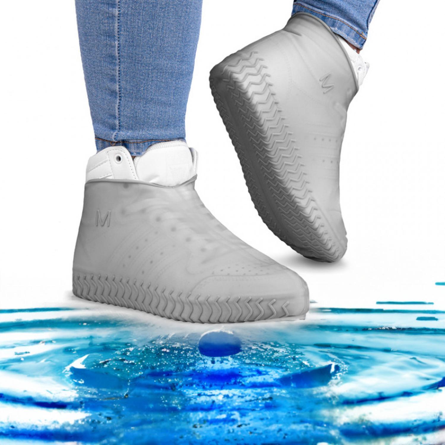 Housses de chaussures résistantes à l’eau – Bleu / M