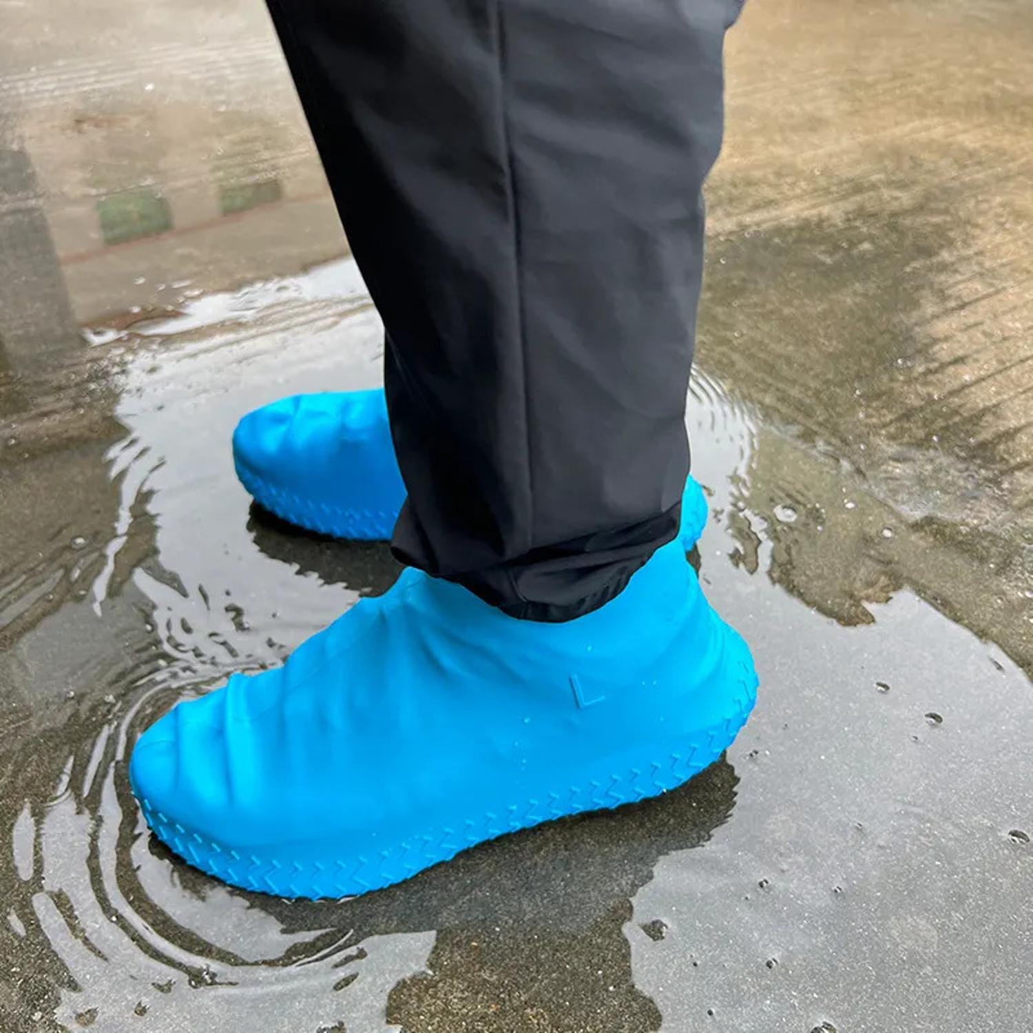 Housses de chaussures résistantes à l’eau – Bleu / M