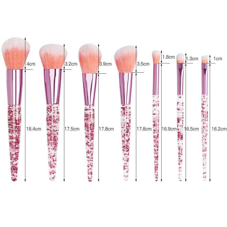 Pinceaux de maquillage MO-6158 - Vert
