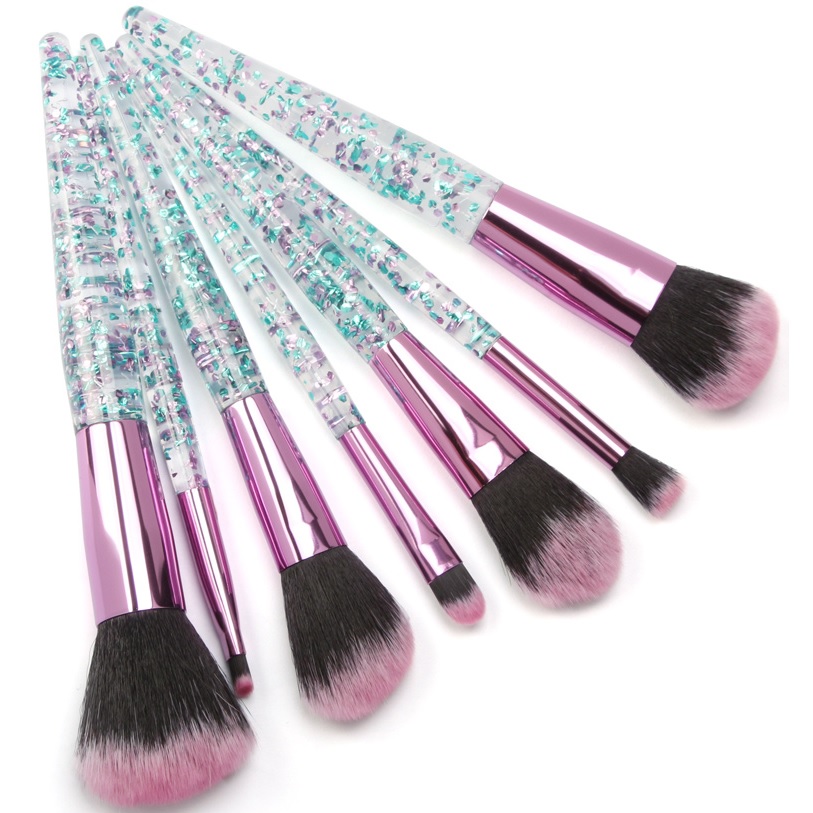 Pinceaux de maquillage MO-6158 - Vert