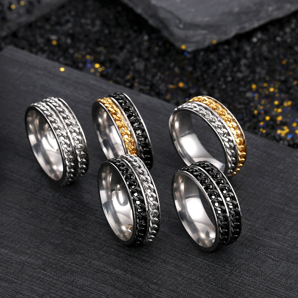 Bague WA-17042 - Argenté / 62mm