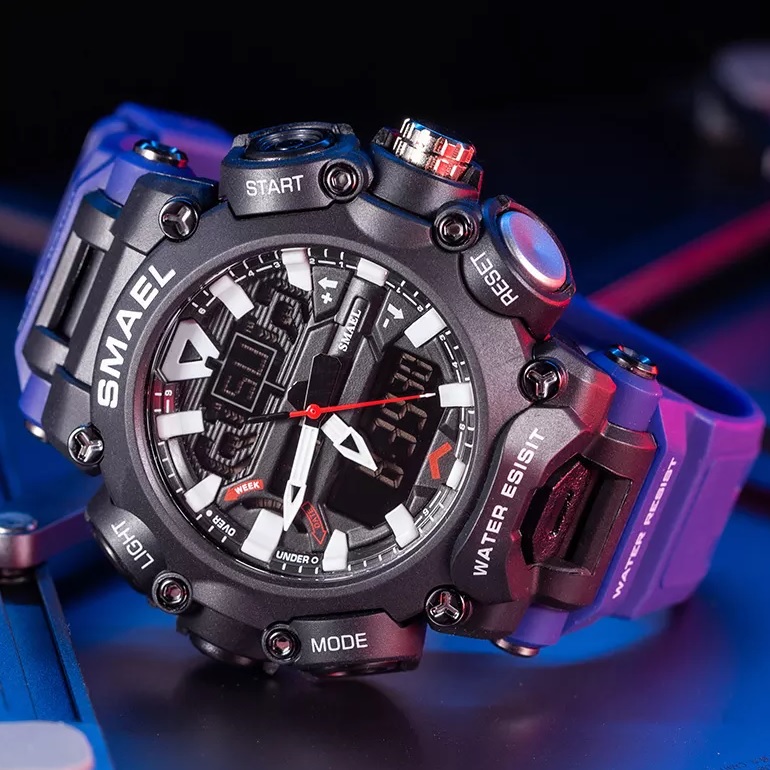 Montre SMAEL ZA-14072 - Rouge / Noir