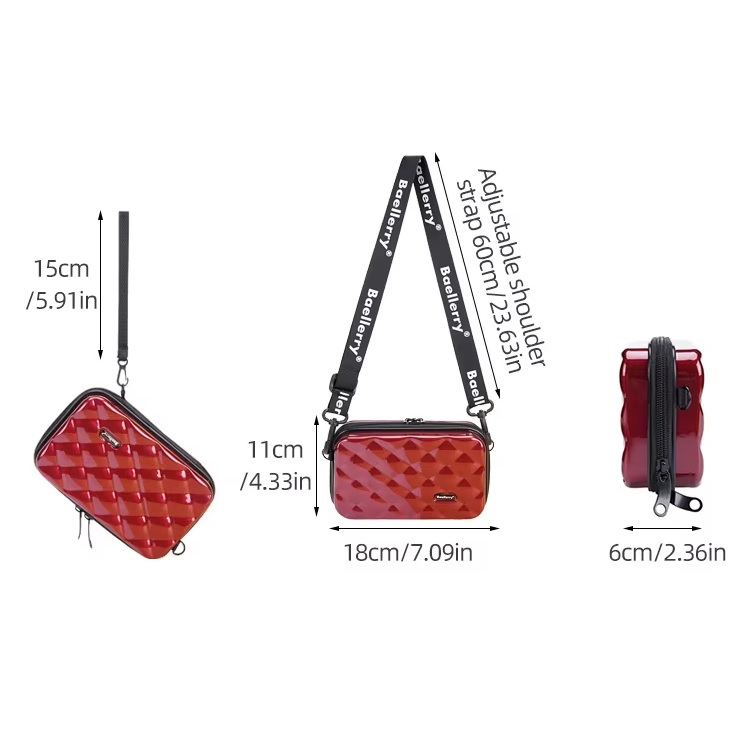 Sac à main Baellerry ZE-36093 - Brun clair