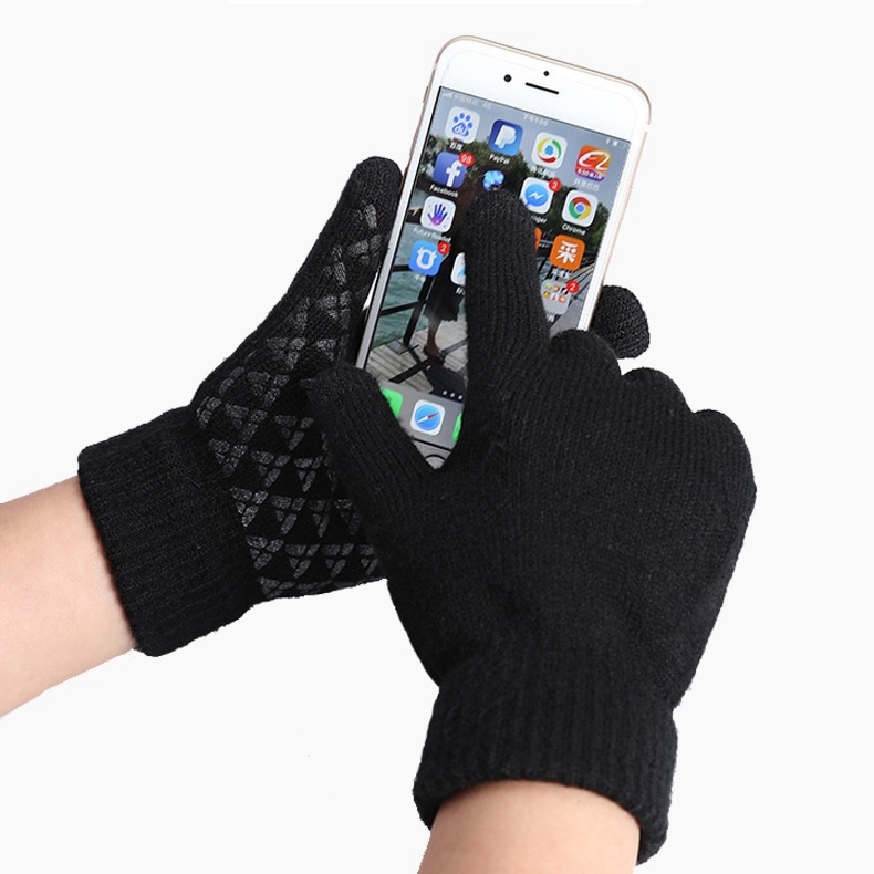 Gants d'hiver - Gris foncé
