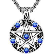 Collier PE-34591 - Argenté / Bleu