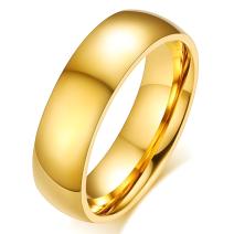 Bague pour homme BO-4928 - Dorée / 59mm