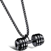 Collier Dumbbell - Noir