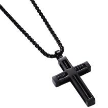 Collier TW-34106 Cross - Noir