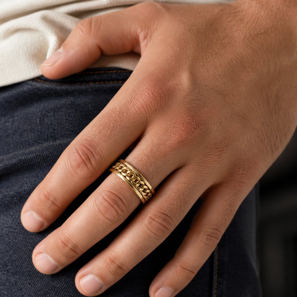 Bague CH-16869 - Doré / 65mm