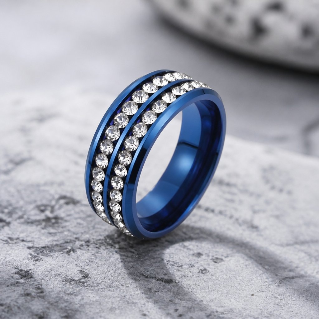 Bague KE-16959 - Bleue / 59mm
