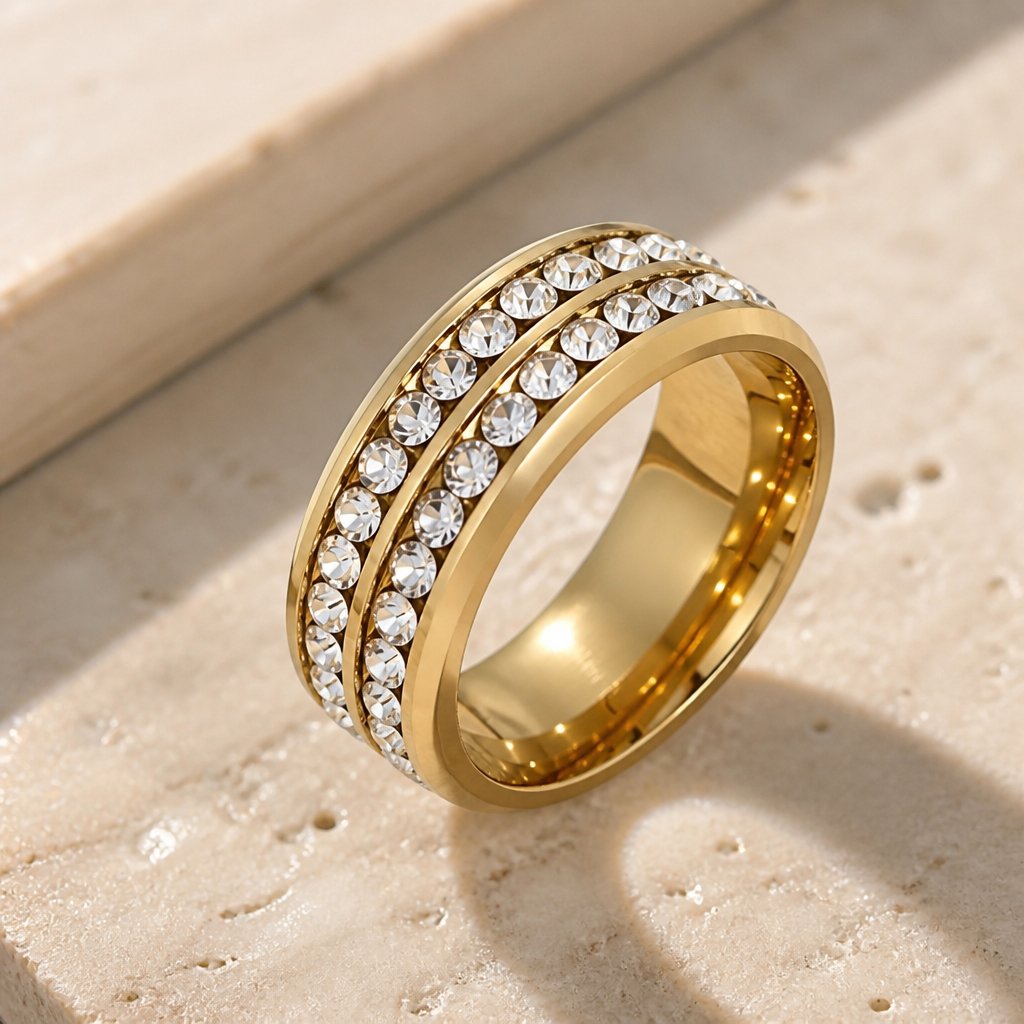 Bague KE-16970 - Doré / 55mm