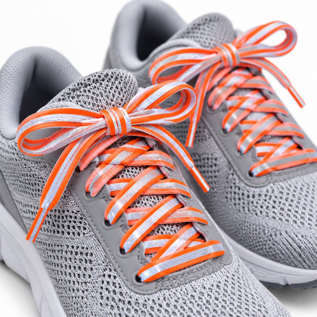 Lacets réfléchissants LU-18482 - Orange