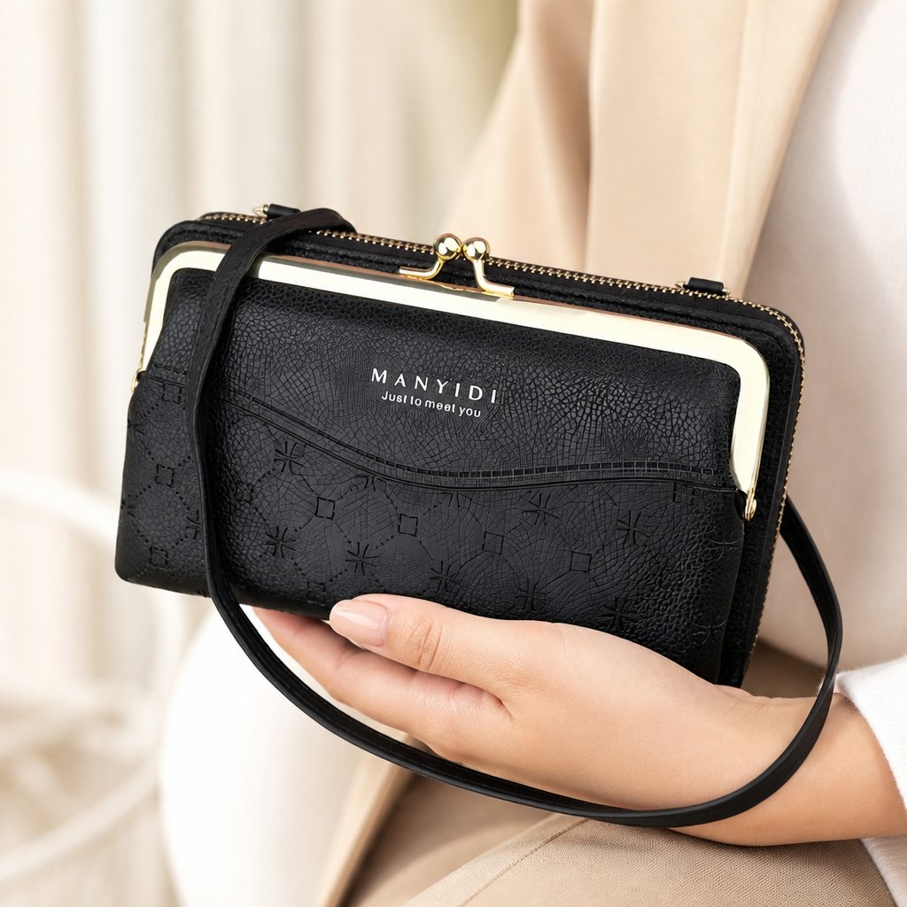 Sac banane Crossbody LE-25216 - Noir
