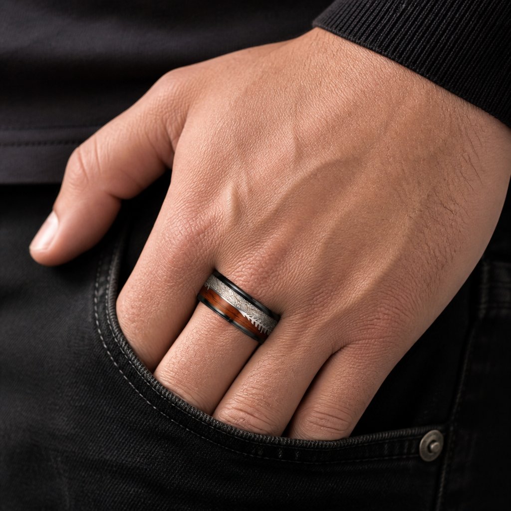 Bague Arrow - Marron / 55mm