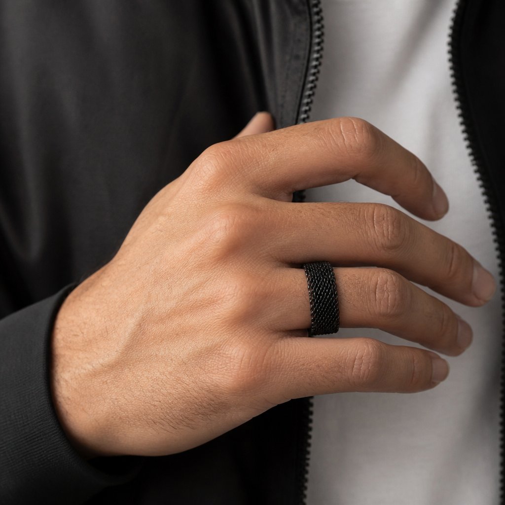 Bague BO-32401 - Noire / 55mm