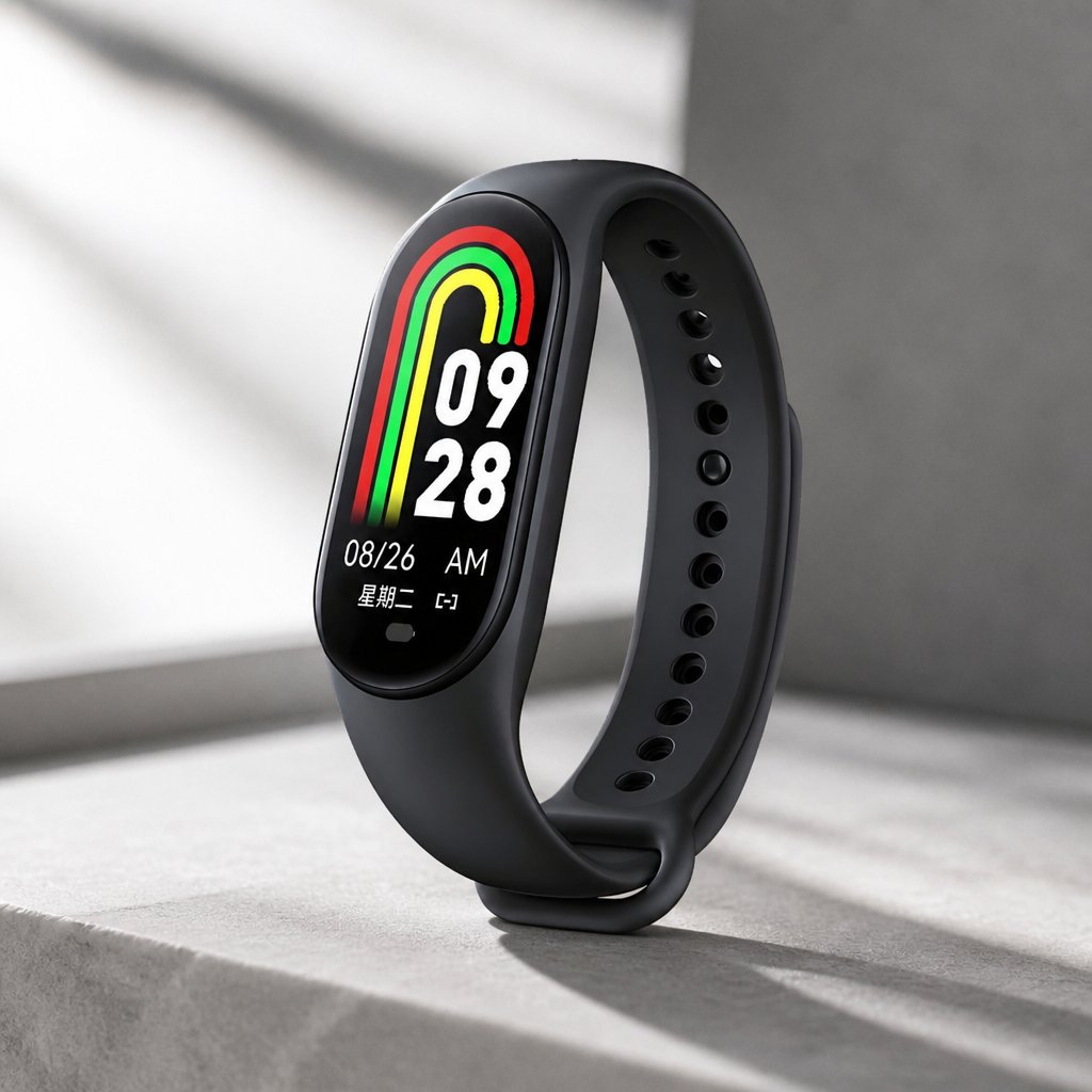 Montre connectée M8 avec bracelet magnétique - Noire