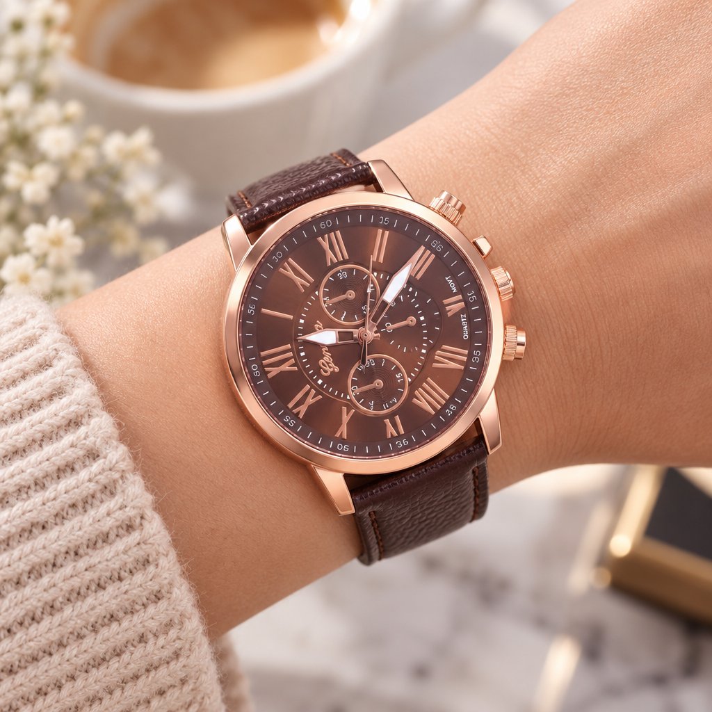 Montre AD-33536 - Marron Foncé