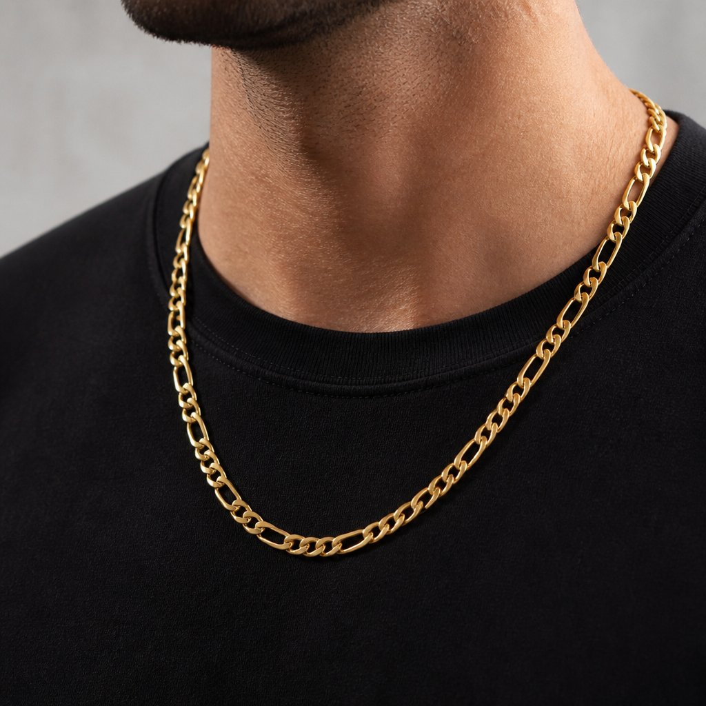 Chaîne pour homme OT-34265 - Doré / 60cm