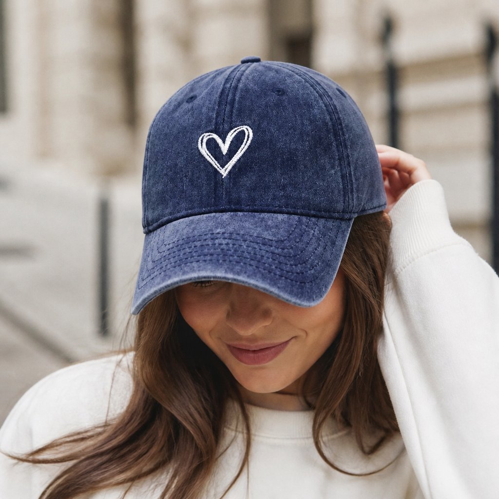 Casquette Heart - Bleue