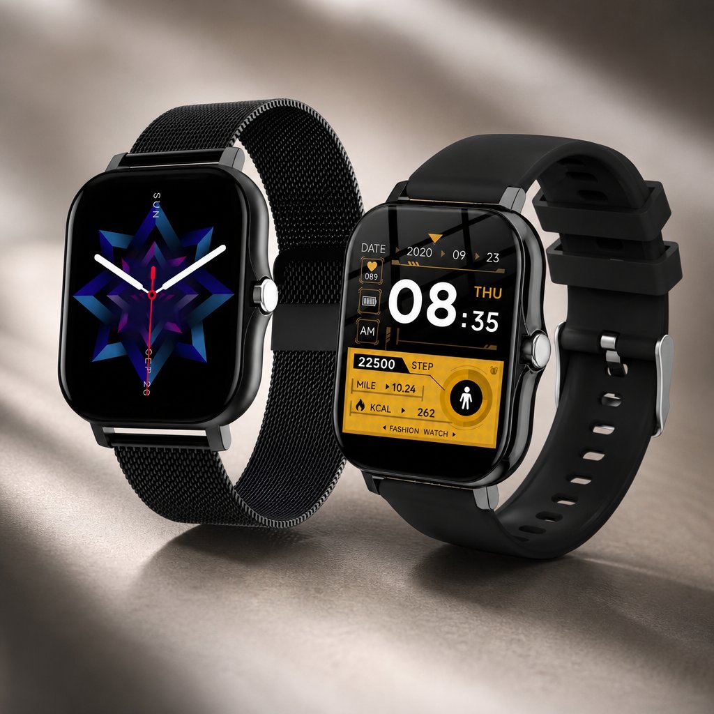 Montre intelligente AN - 40482 - Noire