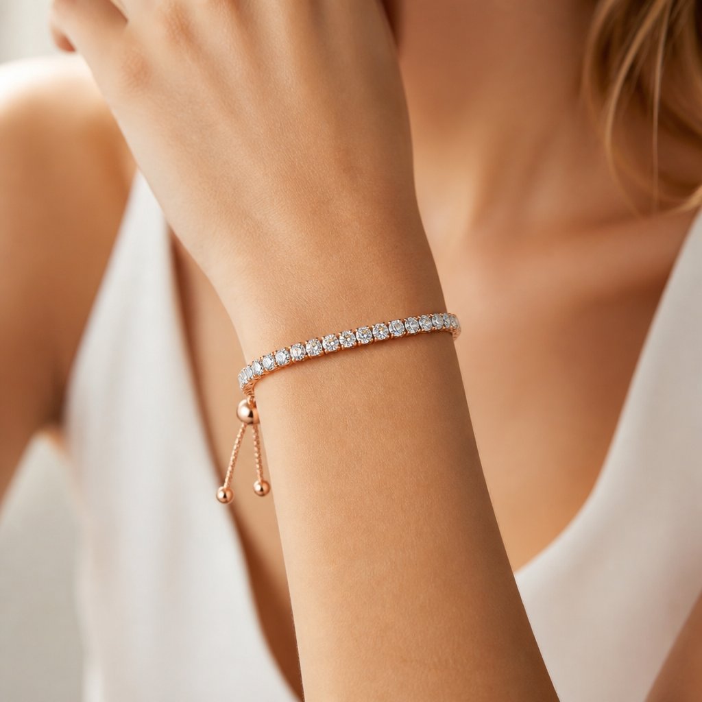 Bracelet FL-4216 - Doré / Cristal